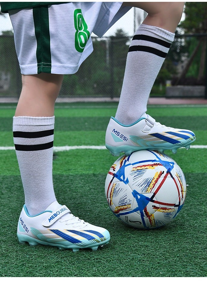 Children's Low-Top Non-Slip Four Seasons Outdoor Artificial Turf Football Boots Comfortable Training Shoes