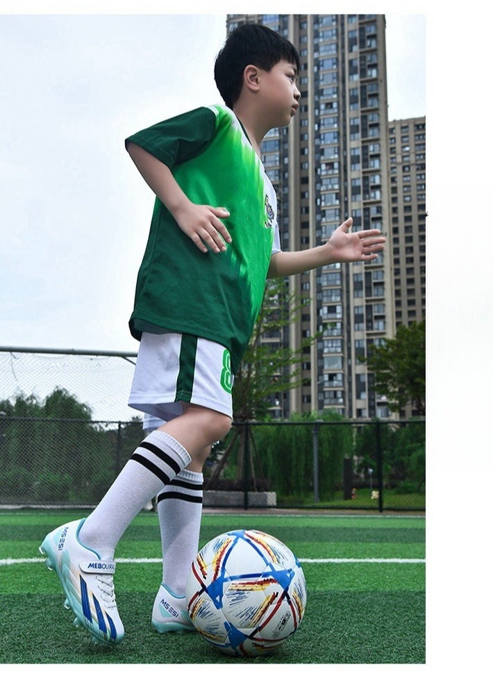 Children's Low-Top Non-Slip Four Seasons Outdoor Artificial Turf Football Boots Comfortable Training Shoes