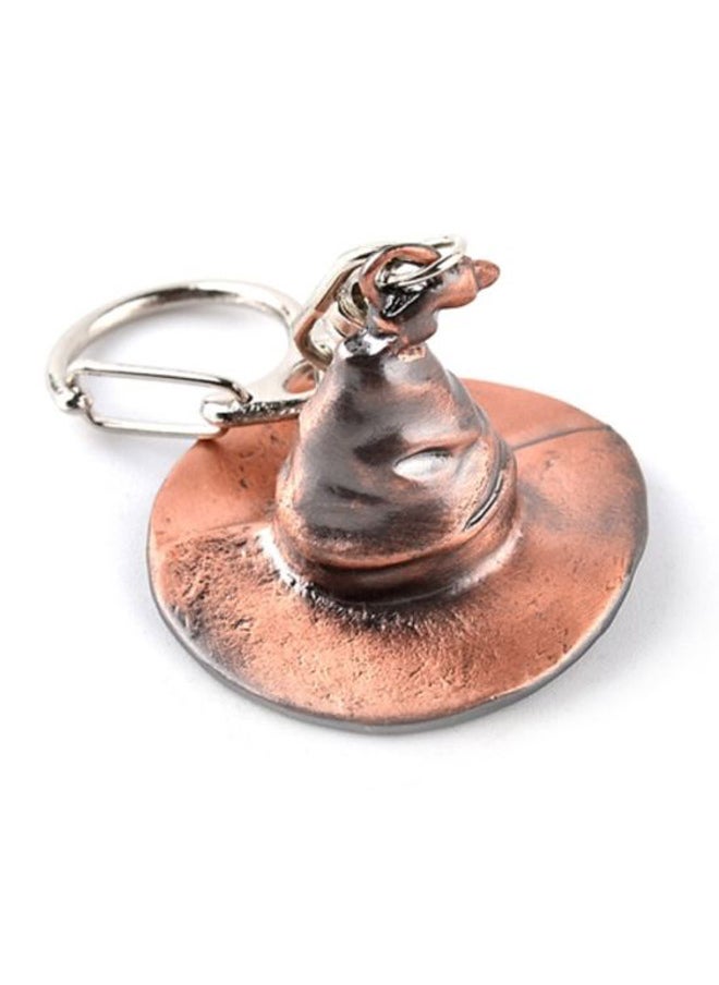 Classic Alloy Magic Hat Key Chains Rings Car Pendants Children Toys Rose Gold/Silver