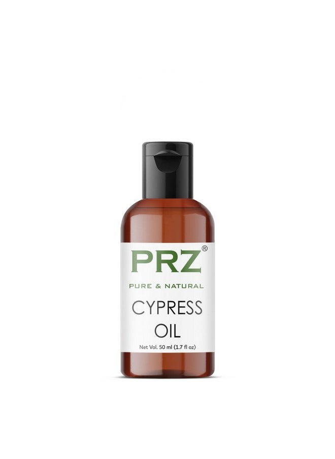 Cypress Essential Oil - Pure Natural & Therapeutic Grade Oil For Aromatherapy, Skin Care & Hair Care, 50 Ml