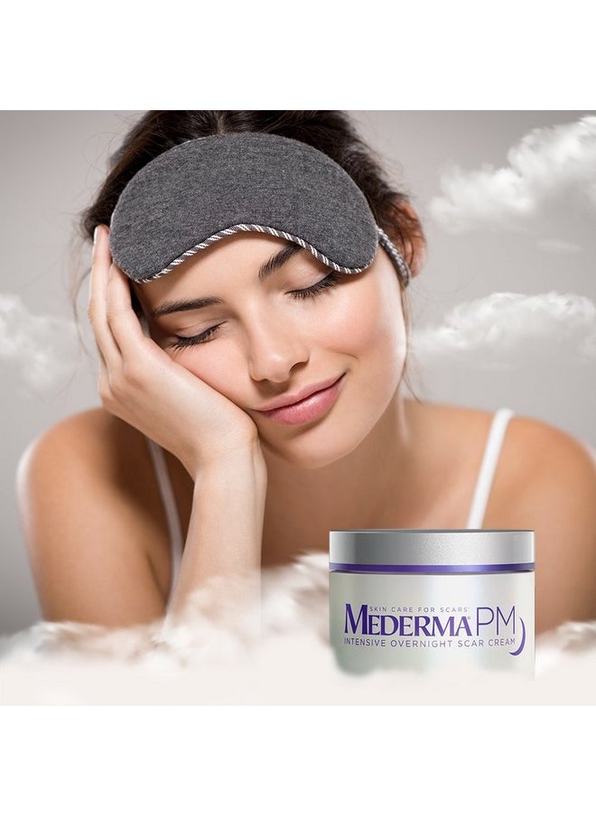 Pm Intensive Overnight Scar Cream - Works With Skin'S Nighttime Regenerative Activity - Once-Nightly Application Is Clinically Shown To Make Scars Smaller & Less Visible - 1 Ounce, Beige (302591302106)