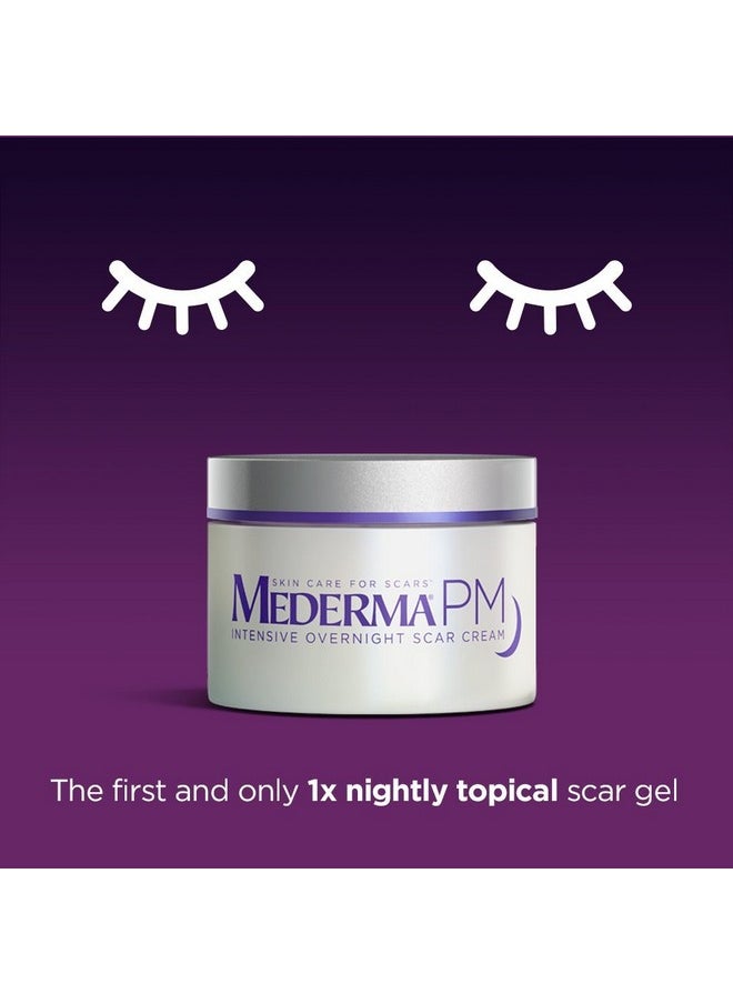 Pm Intensive Overnight Scar Cream - Works With Skin'S Nighttime Regenerative Activity - Once-Nightly Application Is Clinically Shown To Make Scars Smaller & Less Visible - 1 Ounce, Beige (302591302106)