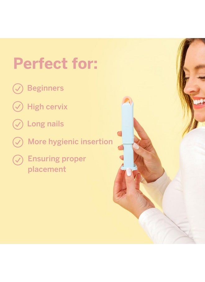 Pixie Menstrual Disc Applicator - Inserts Like A Tampon - Every Woman Can Now Use Period Discs - Perfect For Long Nails - Self Sterilizer Tpe Properties - Travel Case - Not For Menstrual Cups