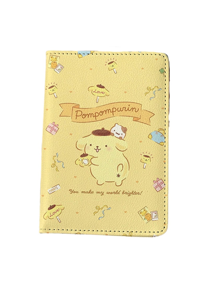 Yellow Passport Holder Wallet, Multifunctional Girls And Boys Travel Document Holder, Travel Accessories