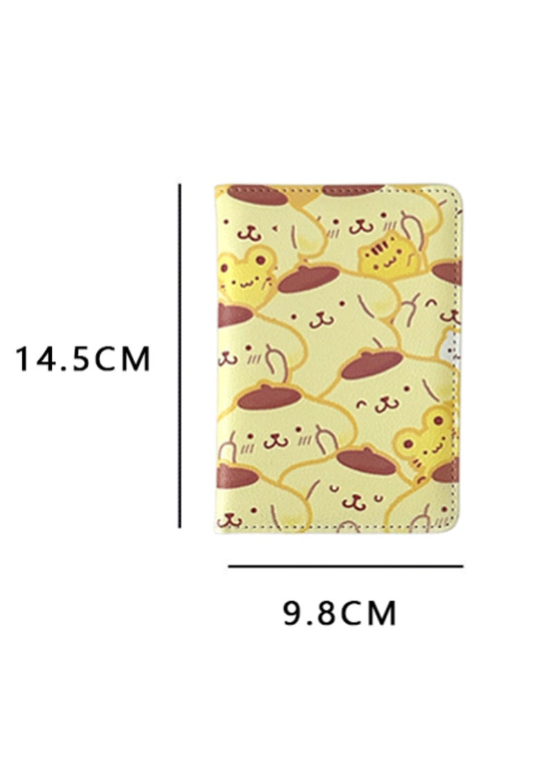 Light Green Passport Holder Wallet Passport Holder, Multi-Function Girls And Boys Card Holder Pu Leather Travel Document Holder, Travel Accessories