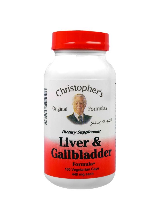 Liver And Gallbladder Formula 400 mg Dietary Supplement - 100 Capsules