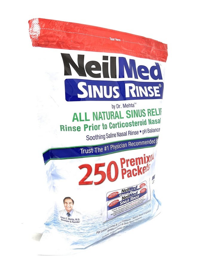 Neilmed Sinus Rinse Refill Packets 250 Ct