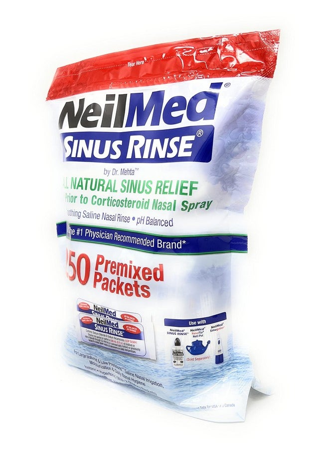 Neilmed Sinus Rinse Refill Packets 250 Ct