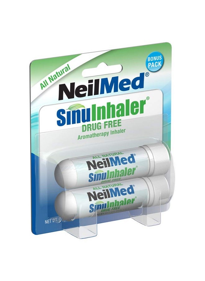 Sinuinhaler Natural Non Medicated Aromatherapy Inhaler (Bonus Pack) 2 Count (Pack Of 1)