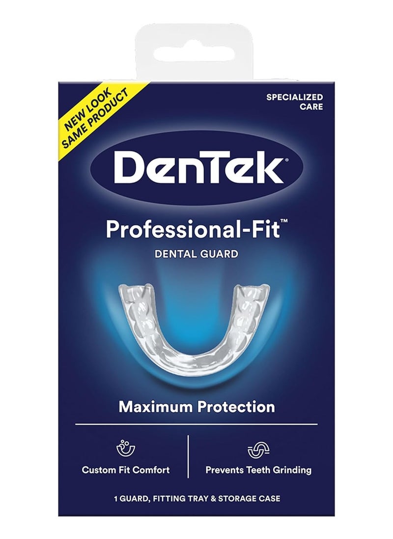 DenTek Mouth Guard for Nighttime Teeth Grinding, Professional-Fit Dental Guard, 1 Count