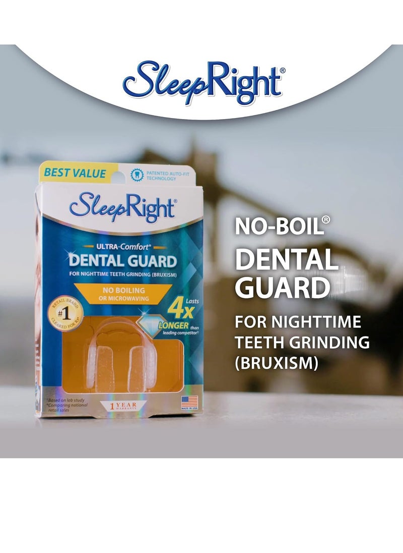 SleepRight Ultra-Comfort Dental Guard Mouth Guard to Prevent Teeth Grinding - No Boil - Extra Strong