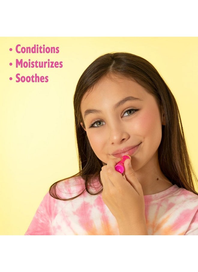 Lippy Pals Swirls, Sanrio Hello Kitty, Flavored Moisturizing & Smoothing Soft Shine Lip Balm, Hydrating & Protecting Fun Tasty Glossy Finish , Cruelty-Free & Vegan - Kiwi