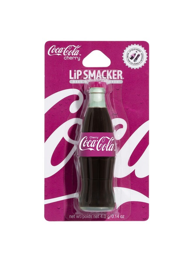 Coca Cola Collection Lip Balm, Flavored Moisturizing, Smoothing Soft Shine, Hydrating & Protecting Fun Tasty Flavors, Cruelty-Free & Vegan - Holiday Classic Cherry Coke