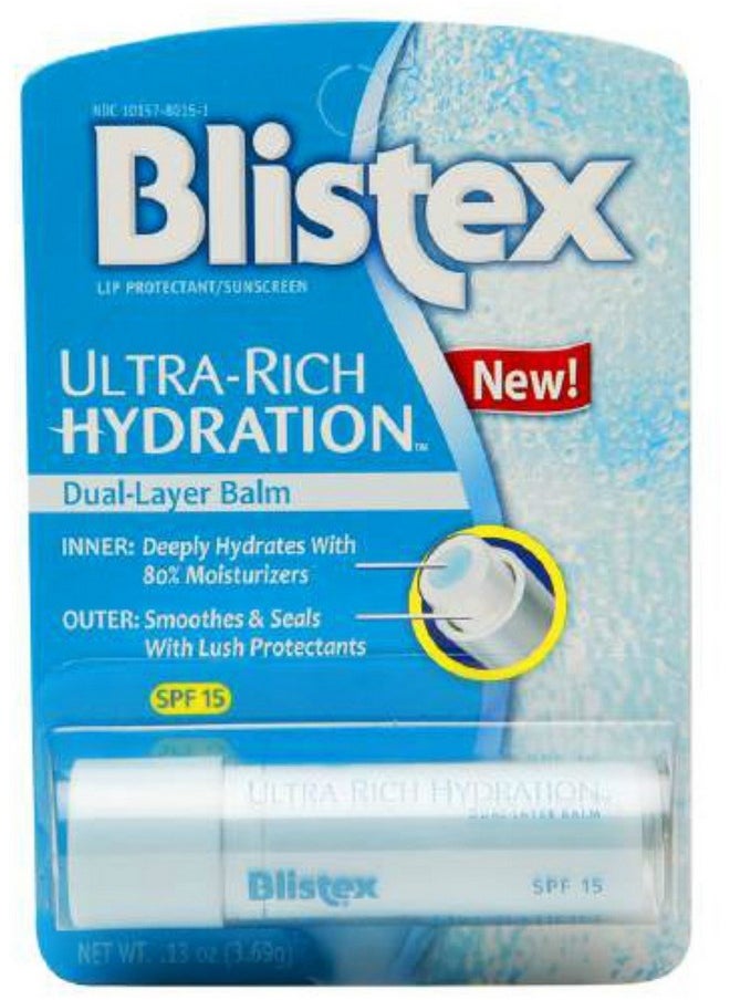 Ultra-Rich Hydration Dual Layer Lip Balm Spf 15, 0.13 Oz (Pack Of 3)