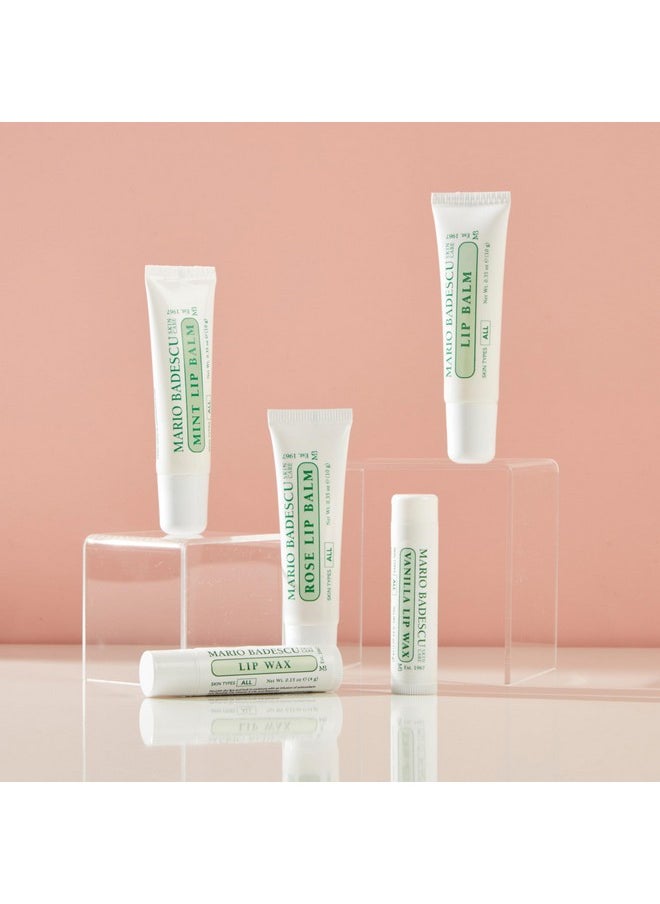 Lip Balm For Dry Cracked Lips, Trio Pack Includes Mint, Rose, And Original Lip Moisturizer, Ultra-Nourishing Lip Care For Soft, Smooth And Supple Lips, 3 Count