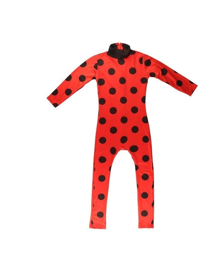 Miraculous Printed Ladybug Themed Party Fancy Dress Cosplay Costume For Kids，Designs Kids Miraculous Ladybug Costume