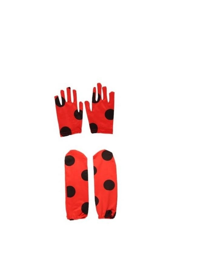 Miraculous Printed Ladybug Themed Party Fancy Dress Cosplay Costume For Kids，Designs Kids Miraculous Ladybug Costume