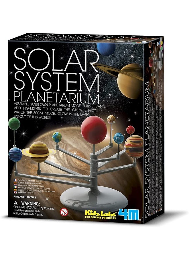 Solar System Planetarium - Diy Glow In The Dark Astronomy Planet Model Stem Toys Gift For Kids & Teens, Girls & Boys, Model:3427