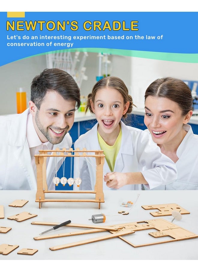 5 Set Stem Science Kits For Kids Age 5-7 8-12, Wooden Building Stem Projects, 3D Puzzles, Experiment Crafts Model, Toys For Ages 8-13, Gifts For Boys And Girls 6 7 8 9 10 11 12 13 Years Old