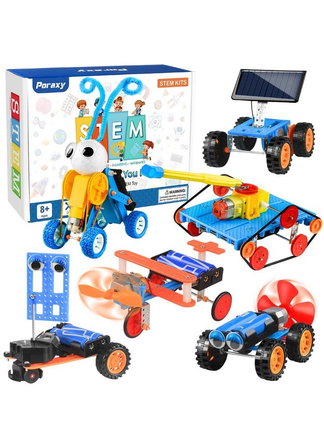 Stem Kits For Kids Age 5-7 8-10, 6 Set Robot Building Toys For Ages 8-13, Science Activities Engineering Crafts Projects 6-8 8-12, Birthday Gifts For Boys Girls 6 7 8 9 10 11 12 13 Year Old