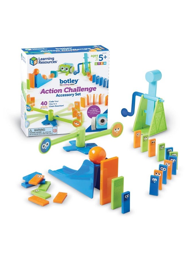 Botley The Coding Robot Action Challenge Accessory Set, 40 Pieces, Ages 5+, Stem Toys