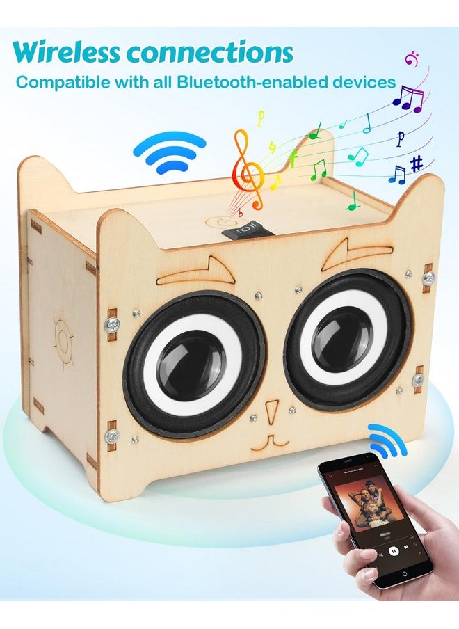 Science Kits For Kids Age 8-12, Stem Toys For 8-13, Build Your Own Bluetooth Speaker & Fm Radio, 3D Puzzles Education Diy Projects Crafts, Birthday Gifts For 9,10,11,14 Year Old Teen Boys Girls