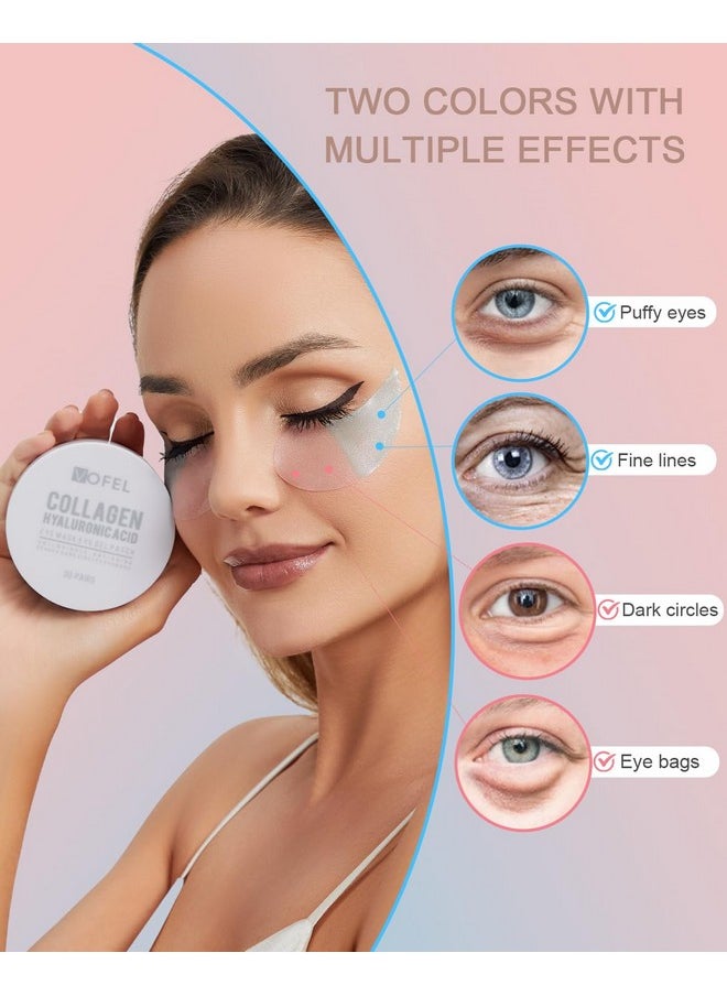 Under Eye Patches For Puffy Eyes And Dark Circles Hydrating Eye Mask With Collagen Eye Gel Pads Reduce Wrinkles Skin Treatment 30 Pairs