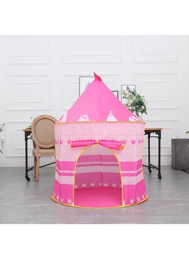 Foldable Play Tent,Princess Tent Girls Large Playhouse Kids Castle Play Tent Toy for Children Indoor and Outdoor Games