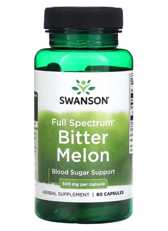 Full Spectrum Bitter Melon 500 mg 60 Caps