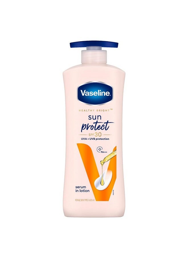 Sun Protect Spf 30 Body Lotion, Reduces Tan Lines In 7 Days, Uva + Uvb Pa+++ Sun Protection, 600Ml