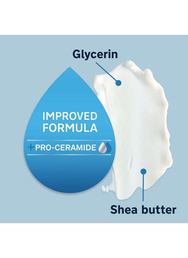 Daily Moisture Lotion + Pro-Ceramide With Shea Butter & Glycerin Helps Moisturize Dry Skin, Hydrating Face, Hand & Body Lotion Is Lightly Scented & Non-Greasy, 16 Fl. Oz (Pack Of 6)
