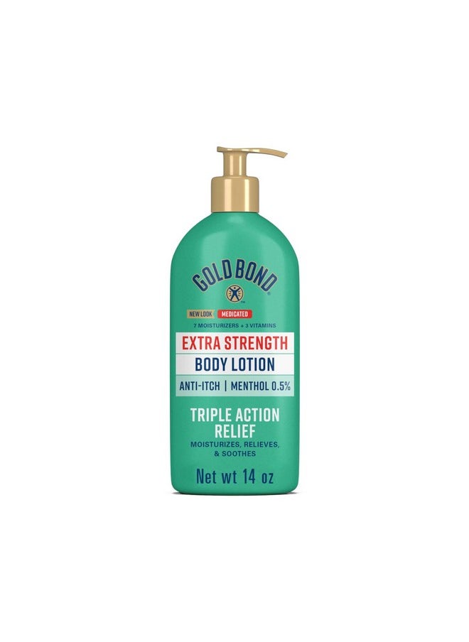 Extra Strength Medicated Body Lotion, 14-Ounce Bottle
