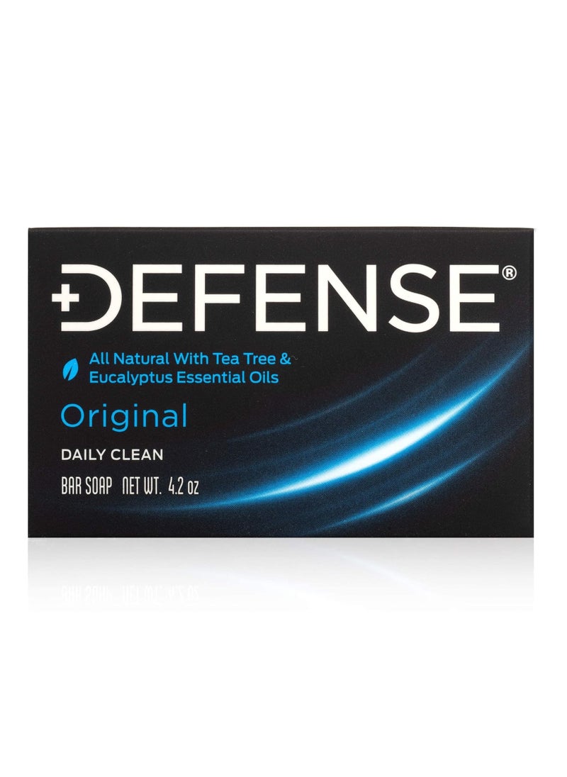 Defense Soap 5pk All Natural Tea Tree Bar Soap for Men | Made by Wrestlers with Tea Tree Oil & Eucalyptus Oil to Promote Healthy Skin