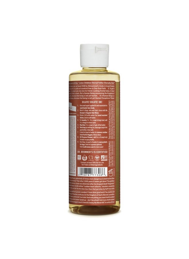 - Pure-Castile Liquid Soap (Eucalyptus, 8 Ounce) - Made With Organic Oils, 18-In-1 Uses: Face, Body, Hair, Laundry, Pets And Dishes, Concentrated, Vegan, Non-Gmo