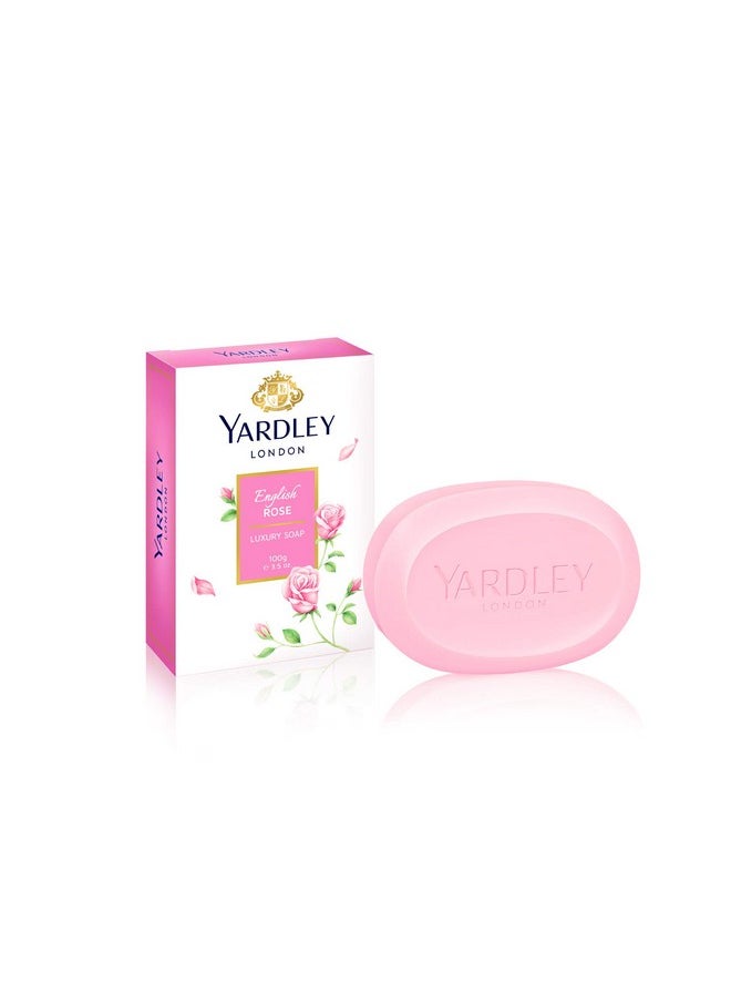 Rose Soap 3 Bar Box 100Gea Bar By Yardley