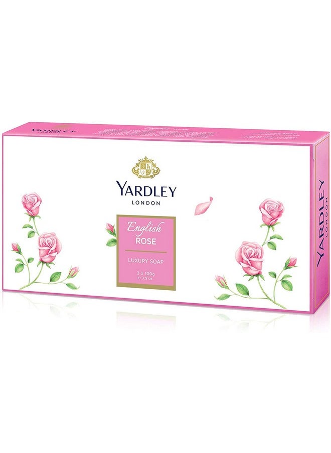 Rose Soap 3 Bar Box 100Gea Bar By Yardley