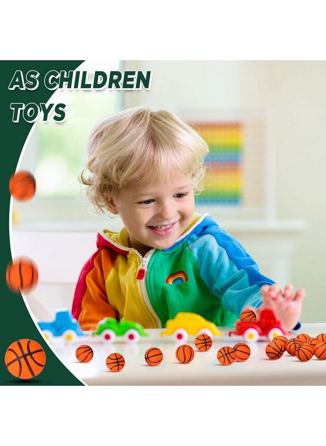 200 Pack Mini Basketball Stress Balls, 1.2 Inch Mini Foam Basketball Bulk Basketball Party Favors Decorations For Kids Adults Anxiety Stress Relief