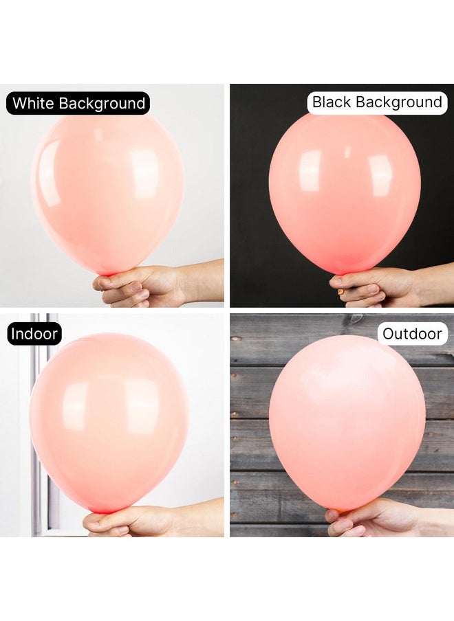 Pastel Peachy Pink Balloons, 142 Pcs Peachy Pink Balloons Different Sizes Pack Of 18 Inch 12 Inch 10 Inch 5 Inch Pink Balloons For Balloon Garland Balloon Arch As Party Decorations, Pink-Q21