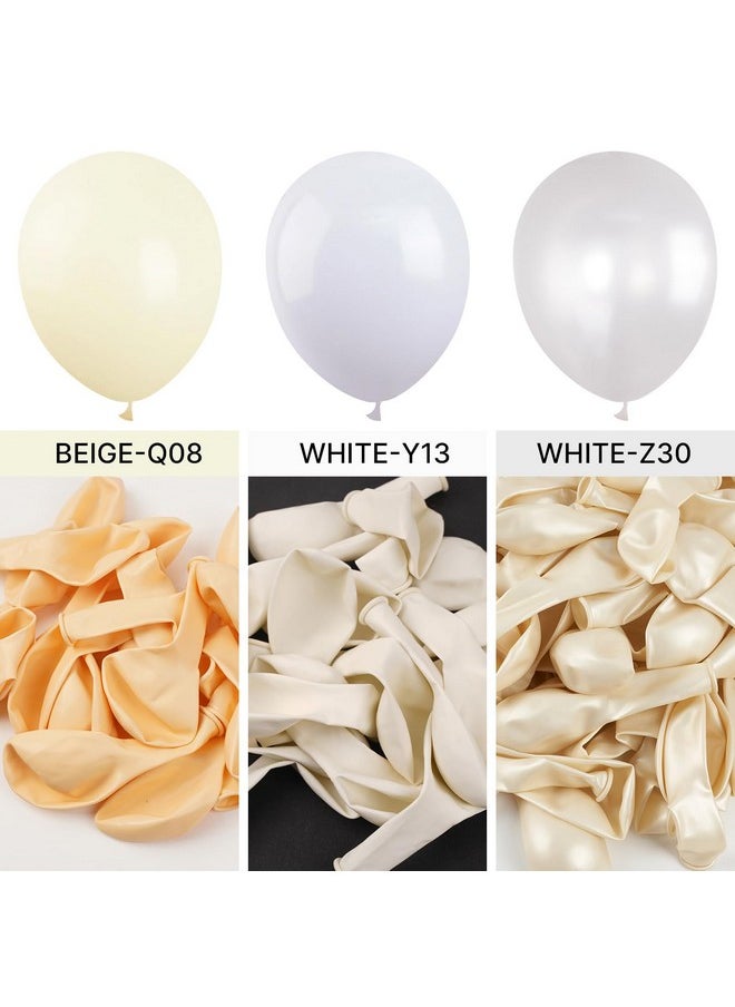 White Balloons, 50 Pcs 12 Inch Matte White Balloons, White Balloons For Balloon Garland Or Balloon Arch As Party Decorations, Wedding Decorations, Neutral Baby Shower Decorations, White-Y13