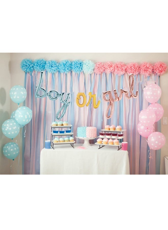 Boy Or Girl Balloon Banner Gender Reveal Balloons Gender Reveal Party Supplies Decorations Sign Ideas, 25 Inch