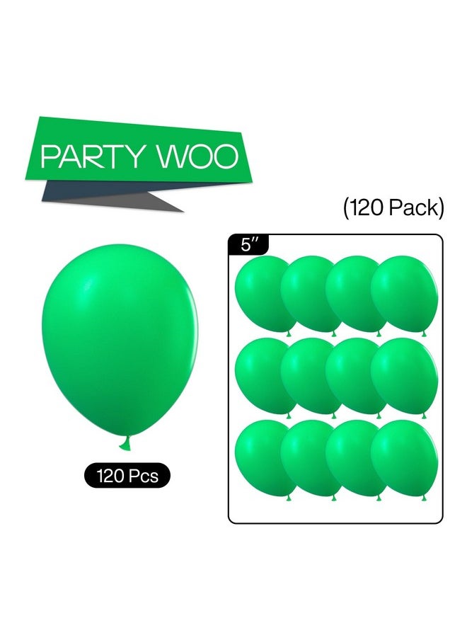 Clover Green Balloons, 120 Pcs 5 Inch Malachite Green Balloons, Green Balloons For Balloon Garland Balloon Arch As Party Decorations, Birthday Decorations, Baby Shower Decorations, Green-Y24