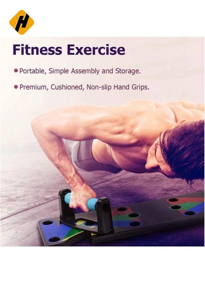 18 in1 Push Up System Fitness Workout Training Gym Exercise Stands