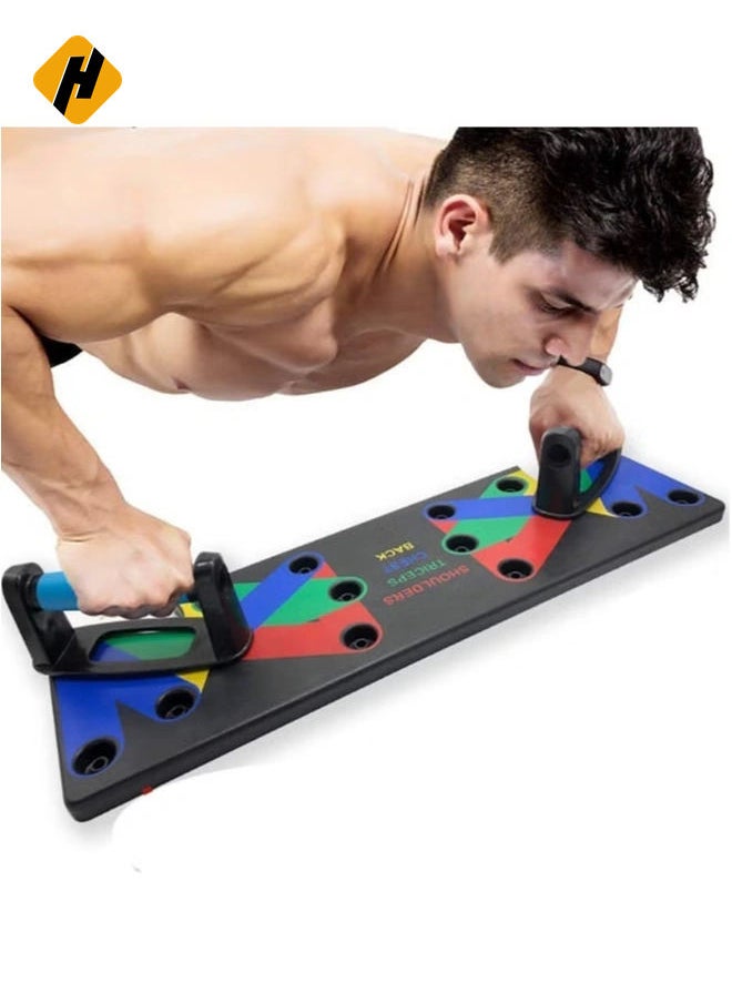 18 in1 Push Up System Fitness Workout Training Gym Exercise Stands