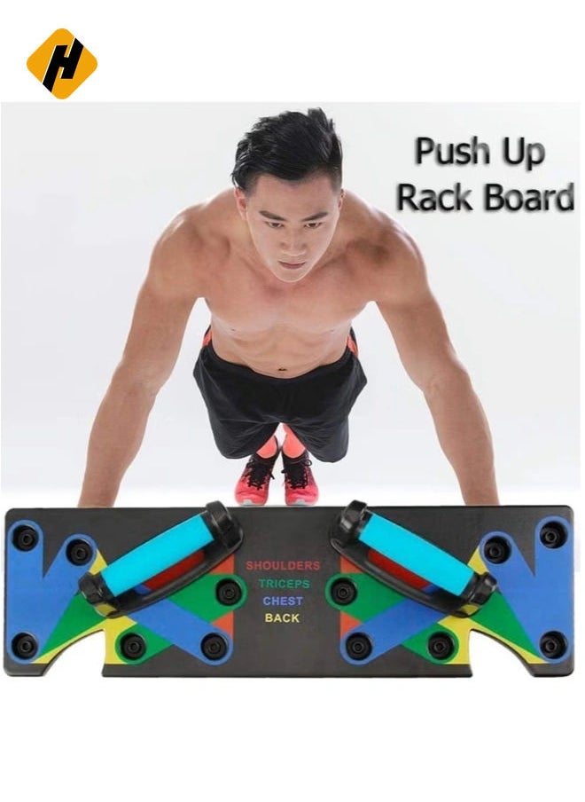 18 in1 Push Up System Fitness Workout Training Gym Exercise Stands