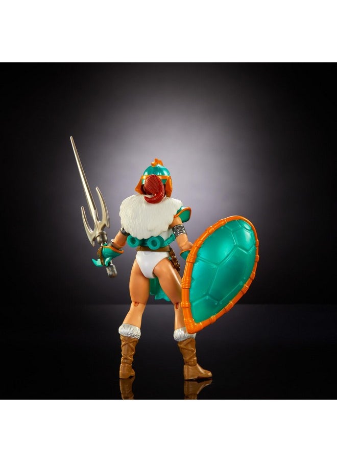 Mattel Origins Turtles Of Grayskull Action Figure & Accessories, Teela Collectible Toy With 16 Joints, Tmnt & Motu Crossover