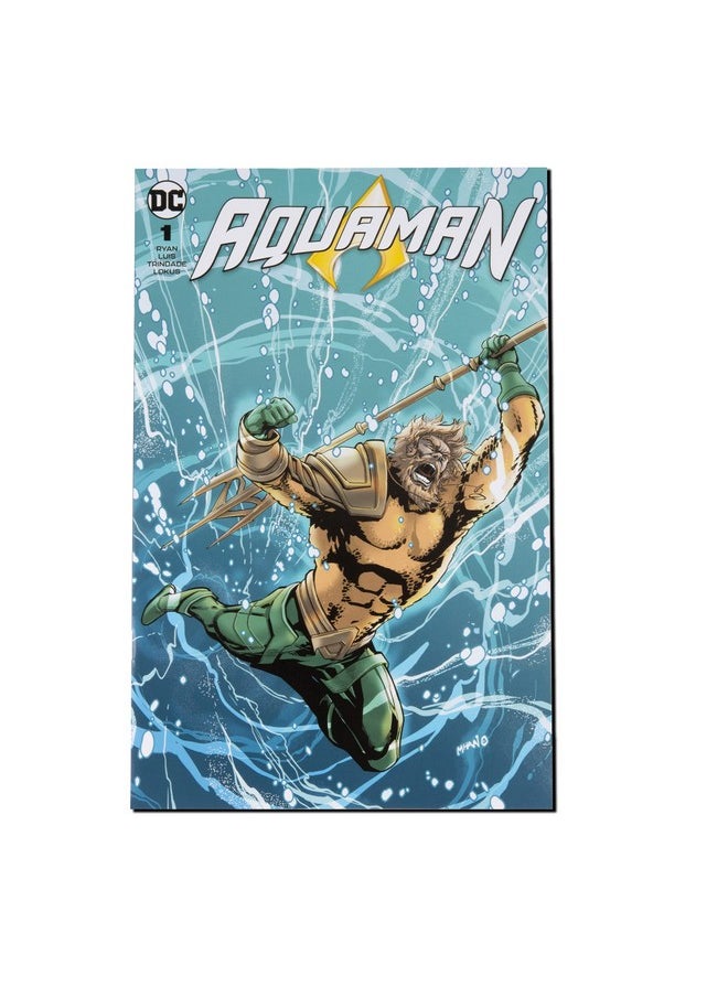 Dc Direct Page Punchers Aquaman 7In Action Figure With Aquaman Comic