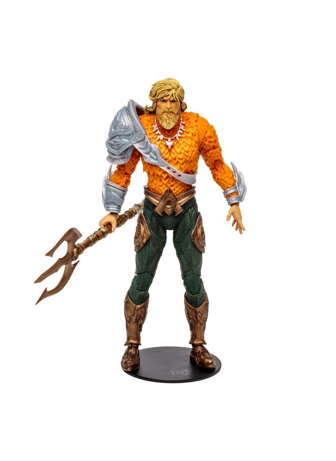 Dc Direct Page Punchers Aquaman 7In Action Figure With Aquaman Comic