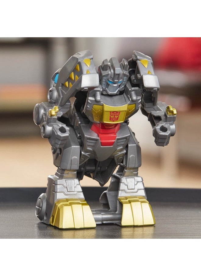 Classic Heroes Team Grimlock Converting Toy, 4.5-Inch Action Figure, Christmas Stocking Stuffers For Kids, Preschool Toys, Ages 3+