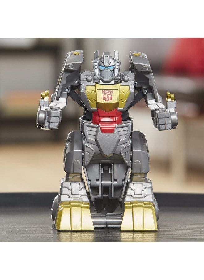 Classic Heroes Team Grimlock Converting Toy, 4.5-Inch Action Figure, Christmas Stocking Stuffers For Kids, Preschool Toys, Ages 3+
