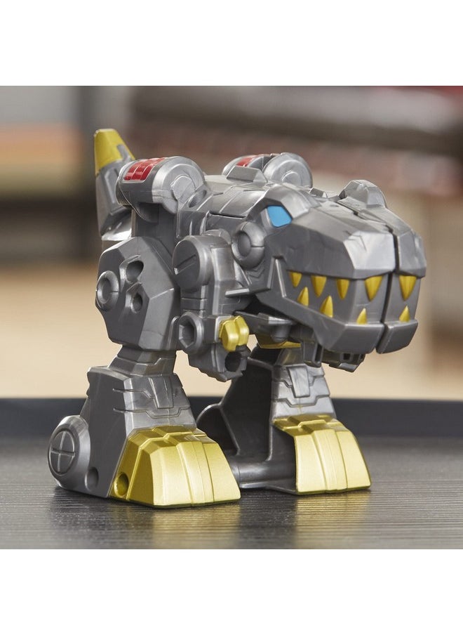 Classic Heroes Team Grimlock Converting Toy, 4.5-Inch Action Figure, Christmas Stocking Stuffers For Kids, Preschool Toys, Ages 3+